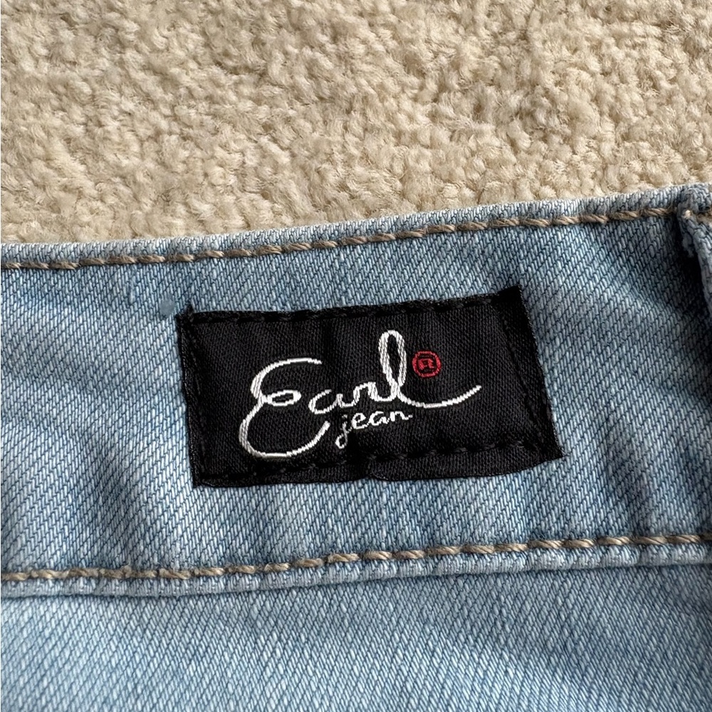 Earl Jeans capri Blue Denim size 8 - Picture 7 of 9